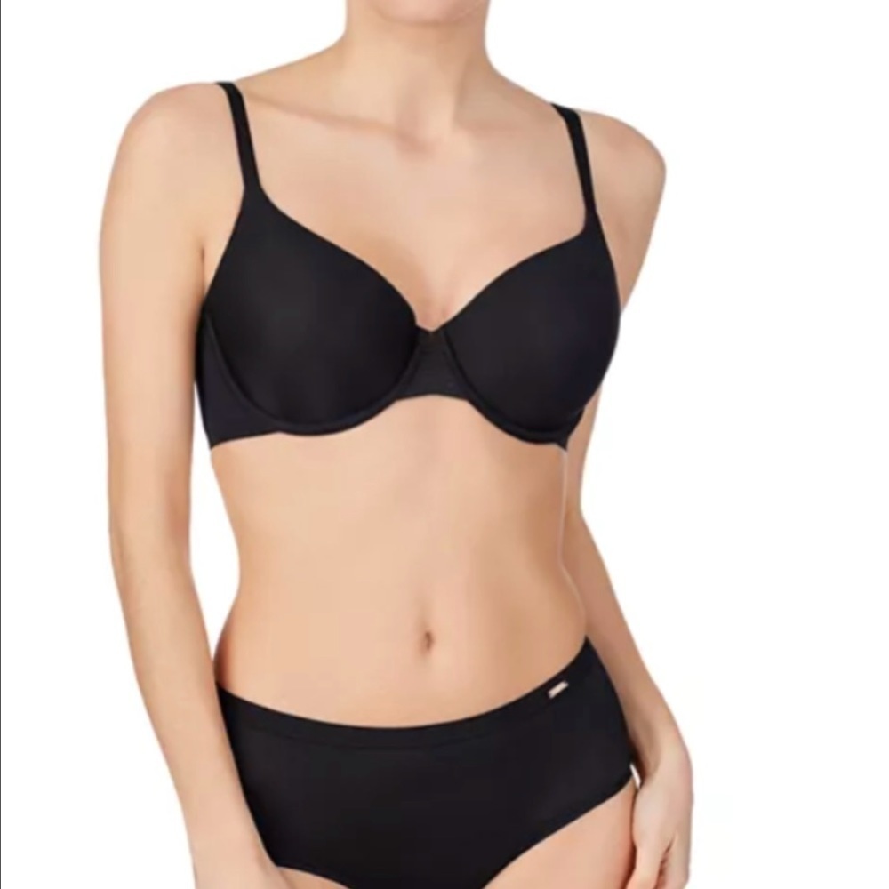 NWT Le Mystere TechFit Bra 954 Underwire Black 38B